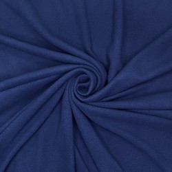 Флис Односторонний 130 гр/м2, цвет Темно-синий (на отрез)  в Новоалтайске