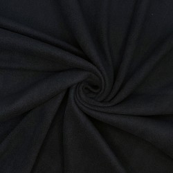 Флис Односторонний 130 гр/м2, цвет Черный (на отрез)  в Новоалтайске
