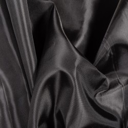 Ткань подкладочная Таффета 190Т, цвет Черный (на отрез)  в Новоалтайске