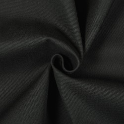 Ткань смесовая Канвас 35/65, цвет Черный (на отрез)  в Новоалтайске