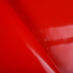 Ткань ПВХ 450 гр/м2, Красный (на отрез)  в Новоалтайске