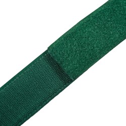 Контактная лента 40мм (38мм) цвет Зелёный (велькро-липучка, на отрез)  в Новоалтайске