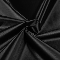 *Ткань Оксфорд 210D PU, цвет Черный (на отрез)  в Новоалтайске